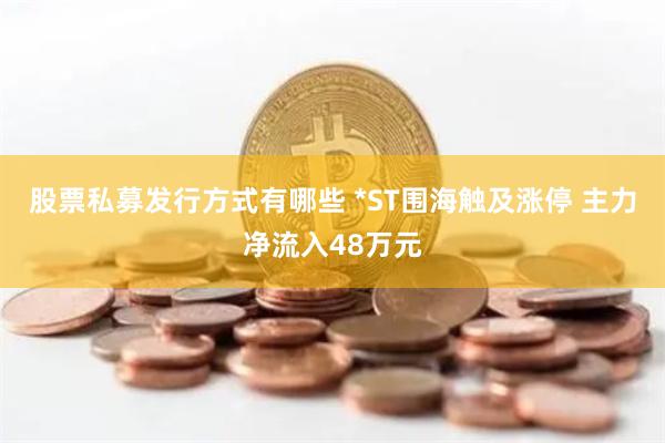 股票私募发行方式有哪些 *ST围海触及涨停 主力净流入48万元